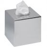 SANIBOX boîte mouchoirs carrée chrome