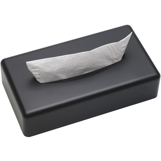 SANIBOX boîte mouchoirs rectangulaire noir