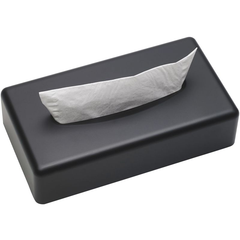 SANIBOX boîte mouchoirs rectangulaire noir
