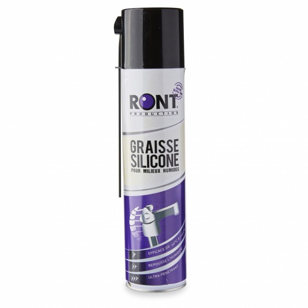 Spray graisse silicone d'étanchéité 520ml Ront