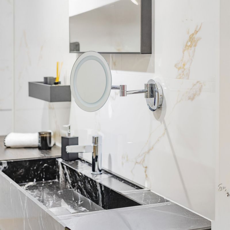 CELESTE rond lumineux bras tubulaire ambiance