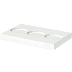 ORCHESTRO Porte capsules réversible blanc 3 capsules