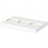 ORCHESTRO Porte capsules réversible blanc 3 capsules