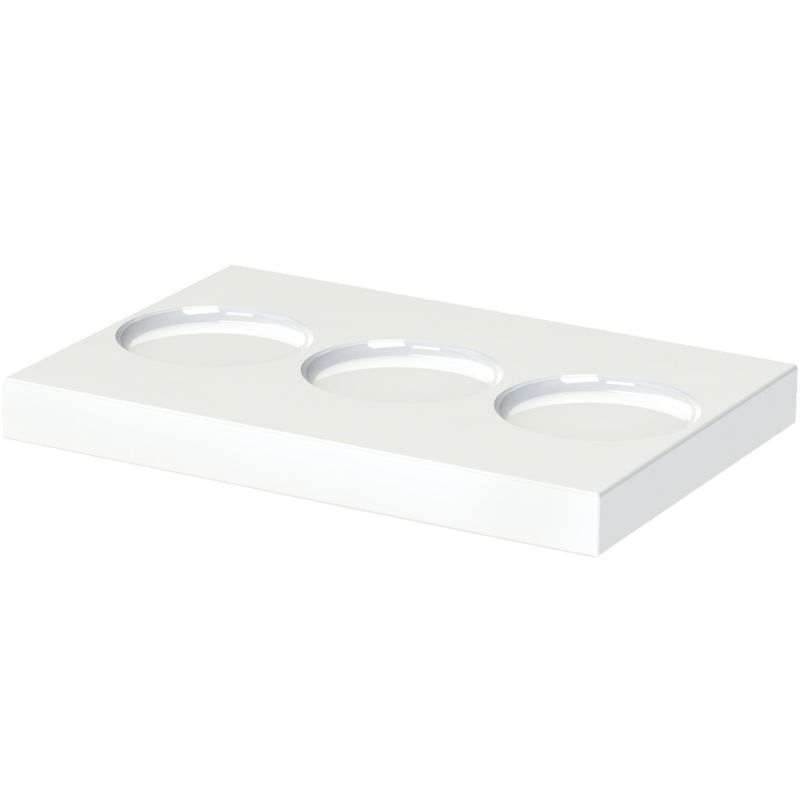 ORCHESTRO Porte capsules réversible blanc 3 capsules