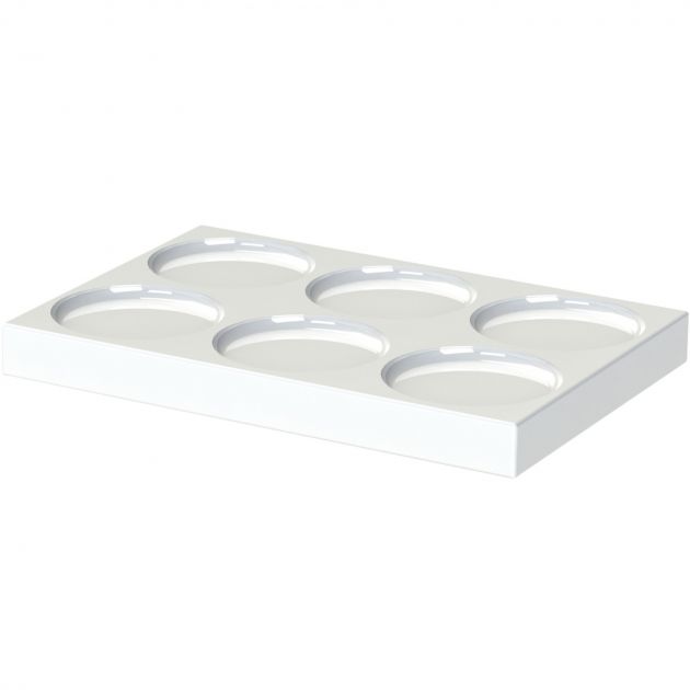 ORCHESTRO Porte capsules réversible blanc 6 capsules