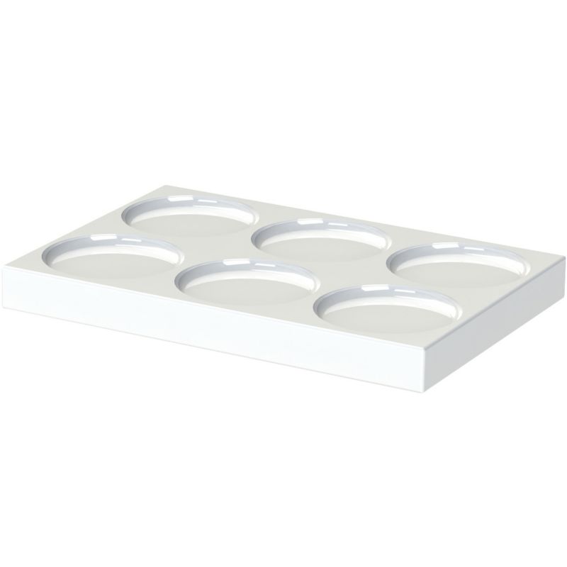 ORCHESTRO Porte capsules réversible blanc 6 capsules