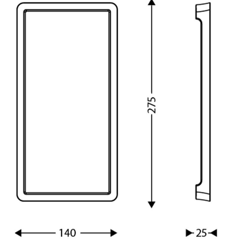 STYLUS Service Tray bambou dimensions