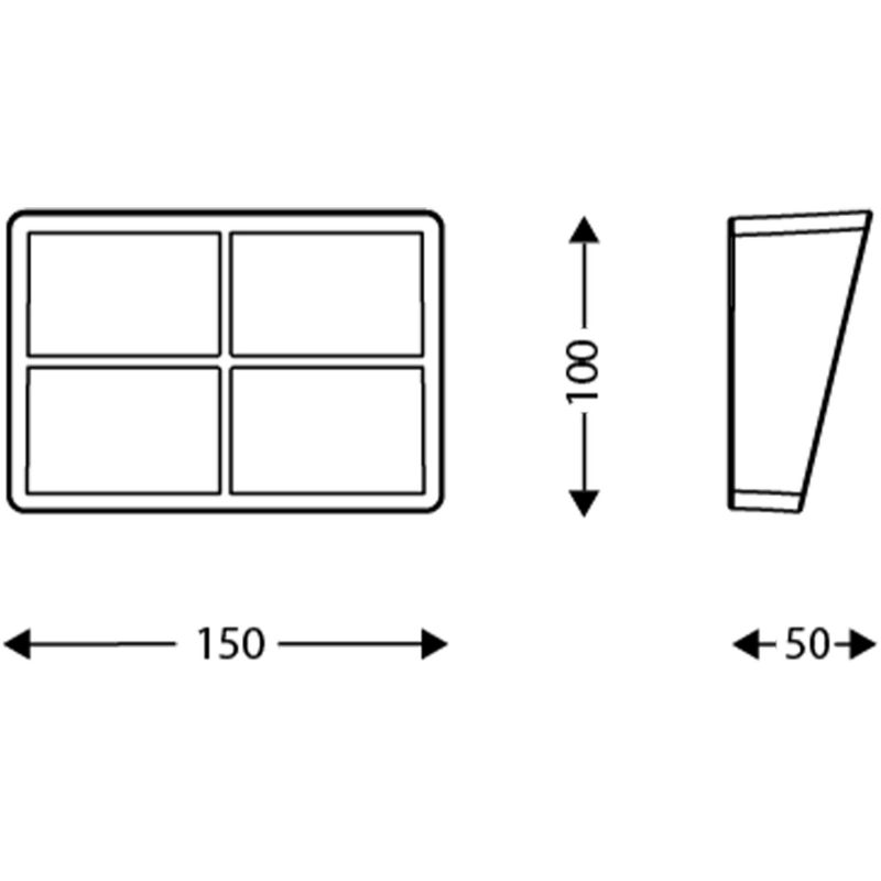 STYLUS Sachet Tray bambou dimensions