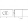 TRUSTEE Coffre fort Compact dimensions