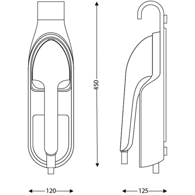 VELYSS Fer Défroisseur dimensions