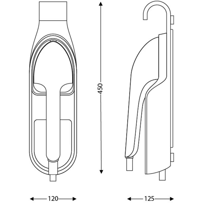 VELYSS Fer Défroisseur dimensions
