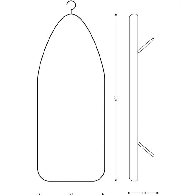 Mini Planche à repasser dimensions
