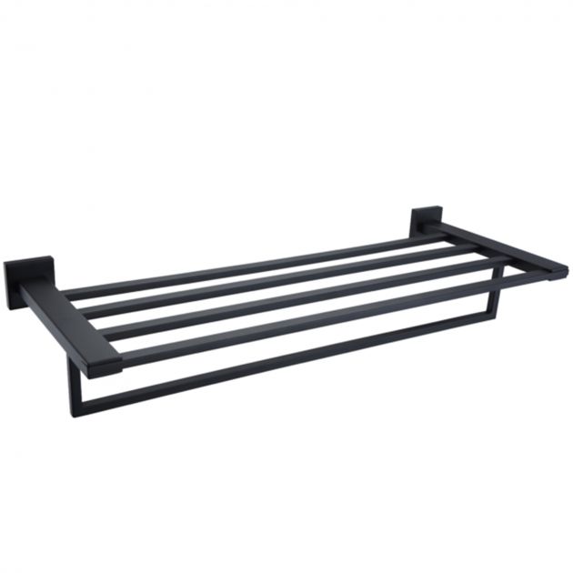 ARGO rack porte-serviettes noir mat