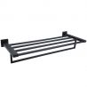 ARGO rack porte-serviettes noir mat