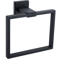ARGO anneau porte-serviettes noir mat
