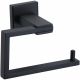 Porte papier toilette mural en inox noir