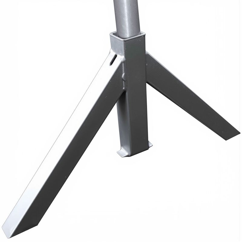 Pied amovible rond pour panneau électoral Ø 35 mm