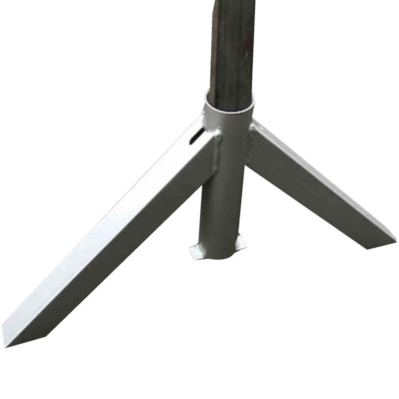 Pied amovible carré pour panneau électoral 30 x 30 mm