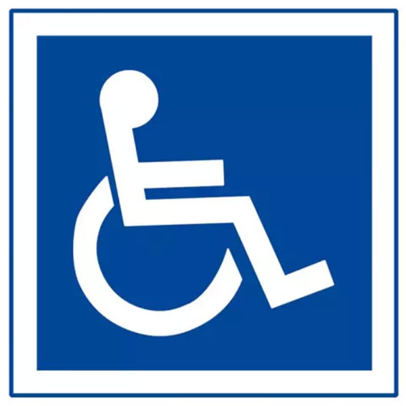 Isoloir vote PMR avec rideau ignifugé 100 x 130 cm PMR