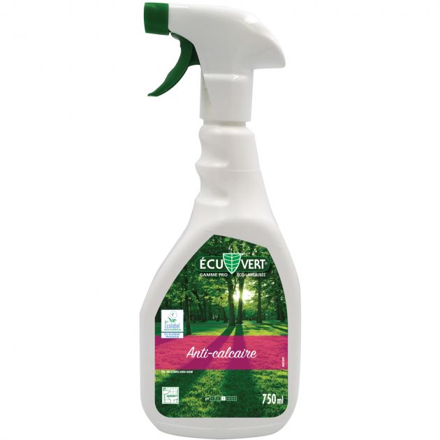 Anticalcaire sanitaires 750 ml Écuvert - lot de 2 pulvérisateurs