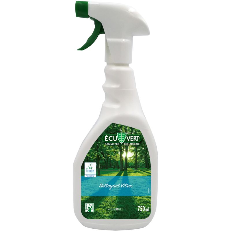 Nettoyant vitres concentré Ecolabel Écuvert pulvérisateur 750mL
