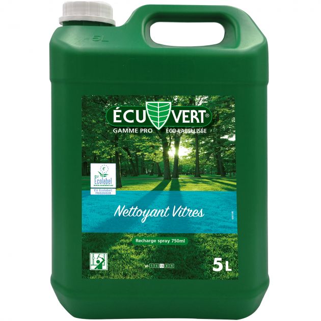 Nettoyant vitres concentré Ecolabel Écuvert Bidon 5L