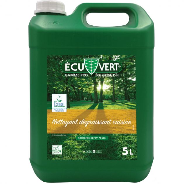 Nettoyant dégraissant cuisine Ecolabel Écuvert bidon 5L
