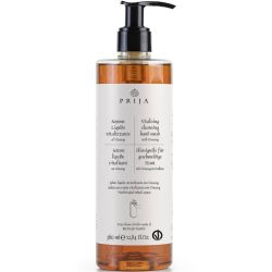 Savon liquide vitalisant au ginseng, flacon 380 ml en pet recyclé, pompe dévissable, prija