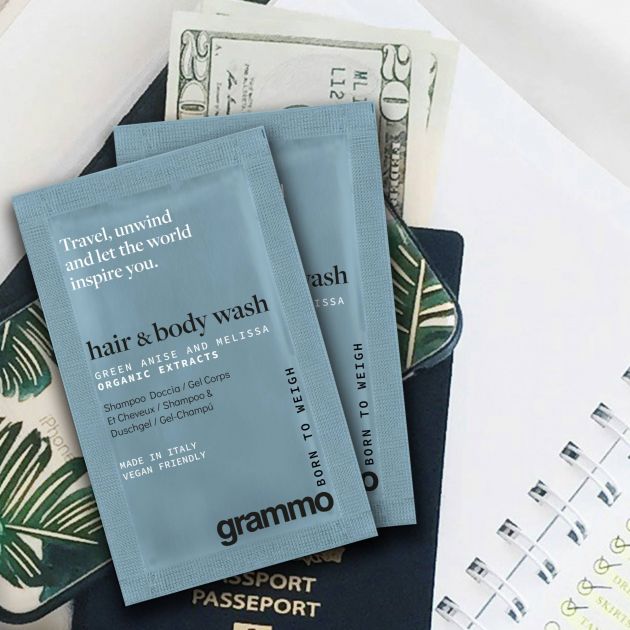 Gel douche corps et cheveux​ vegan sachet 10 ml