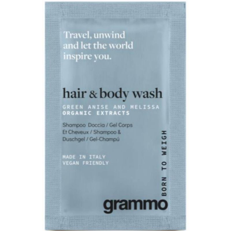 Gel douche corps et cheveux​ vegan sachet 10 ml