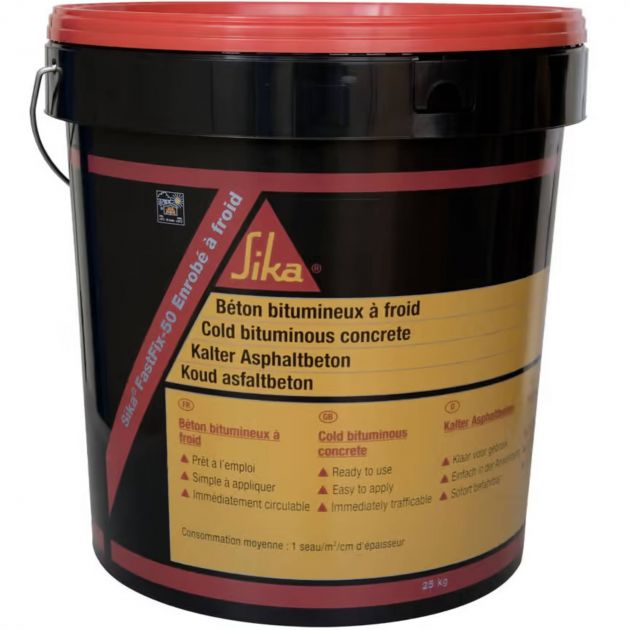 Sika fast fix 50 enrobé à froid 25 kg