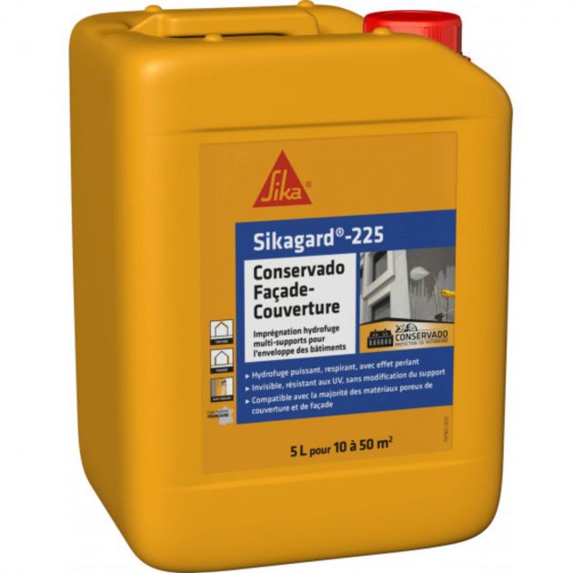 Sikagard 225 conservado facade-couverture 5 L