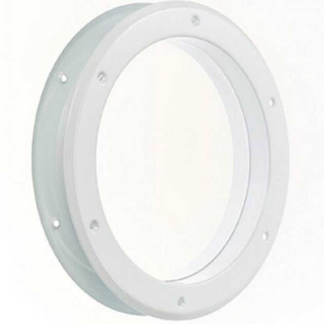 Hublot de porte pour crèche 26 cm blanc