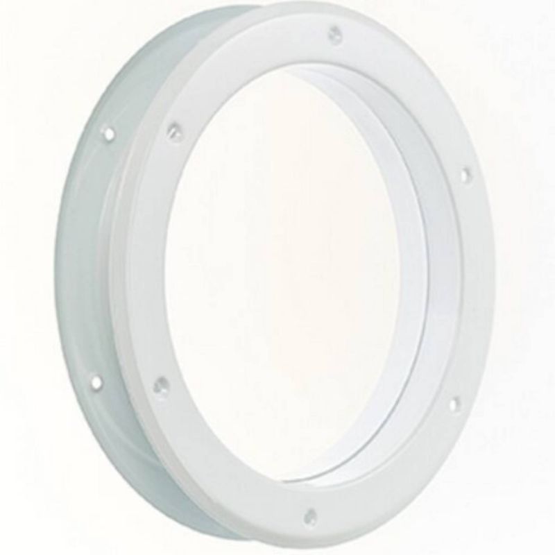 Hublot de porte pour crèche 26 cm blanc