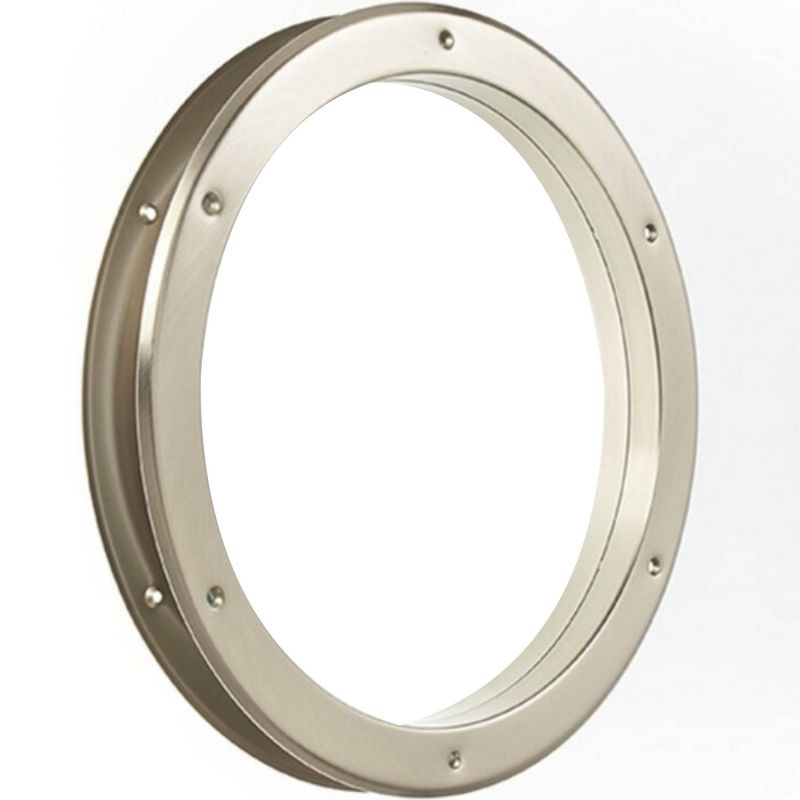 Hublot de porte pour crèche nickel 38,5 cm