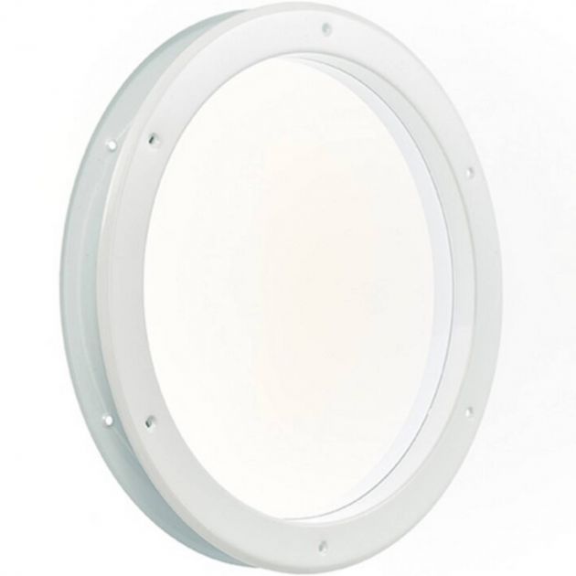 Hublot de porte pour crèche blanc 38,5 cm