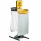 Support sac poubelle extérieur sur socle 2 flux 110 L