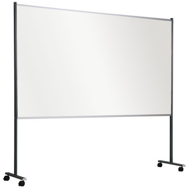 Panneau affichage mobile, double face mixte (feutres et liege)