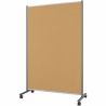 Cloison mobile, double face laqué et liège