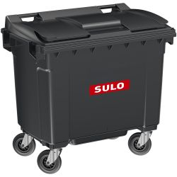 Conteneur poubelle 660 litres 4 roues SULO