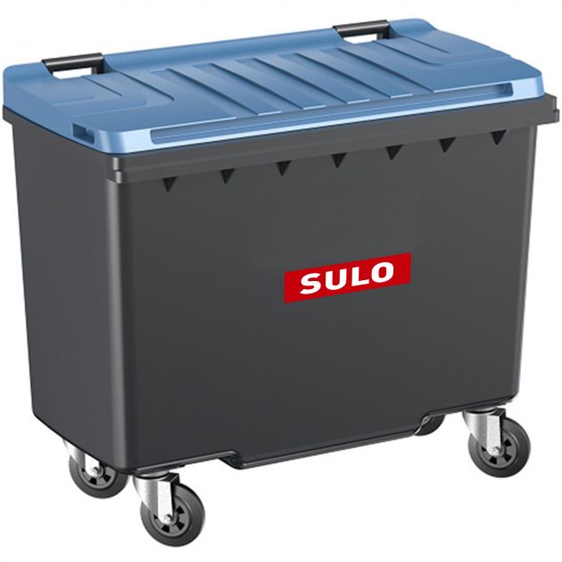 Conteneur poubelle 4 roues 500 litres SULO