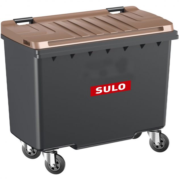 Conteneur poubelle 4 roues 500 litres SULO