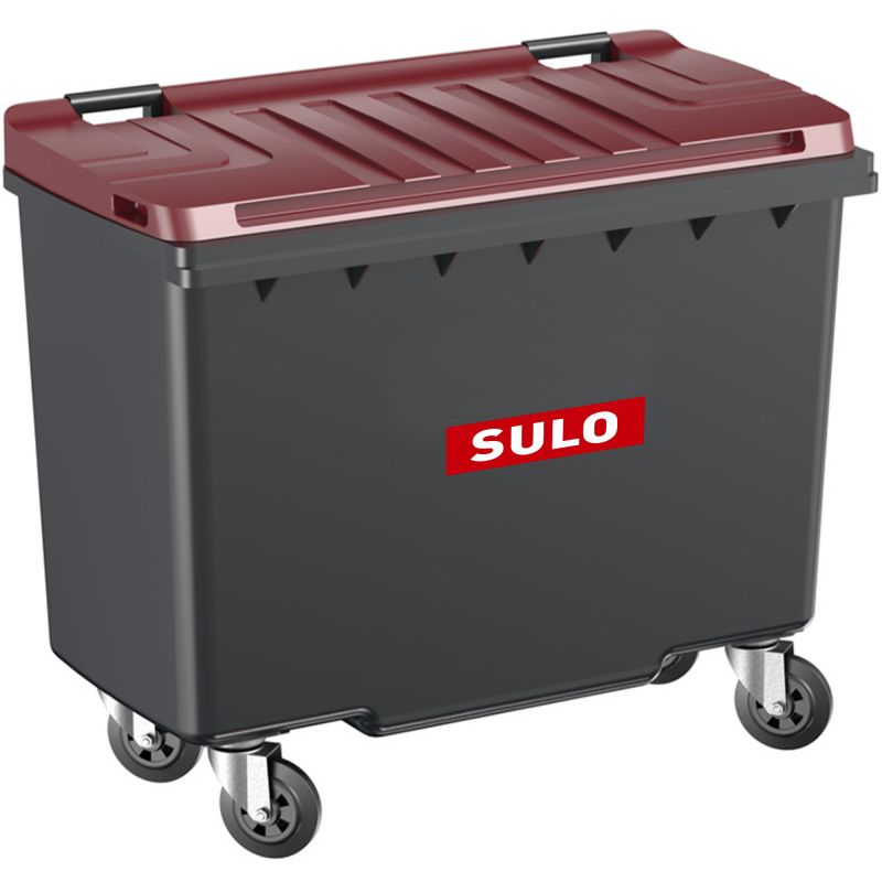 Conteneur poubelle 4 roues 500 litres SULO