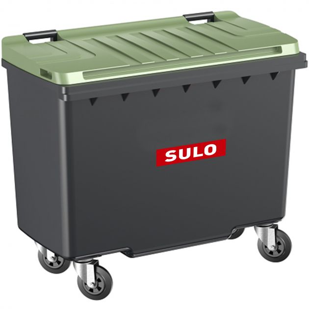 Conteneur poubelle 4 roues 500 litres SULO