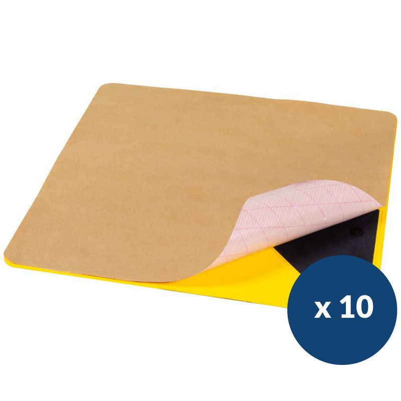 Adhésif double face pour dalle podotactile 42 x 45,8 cm x 10