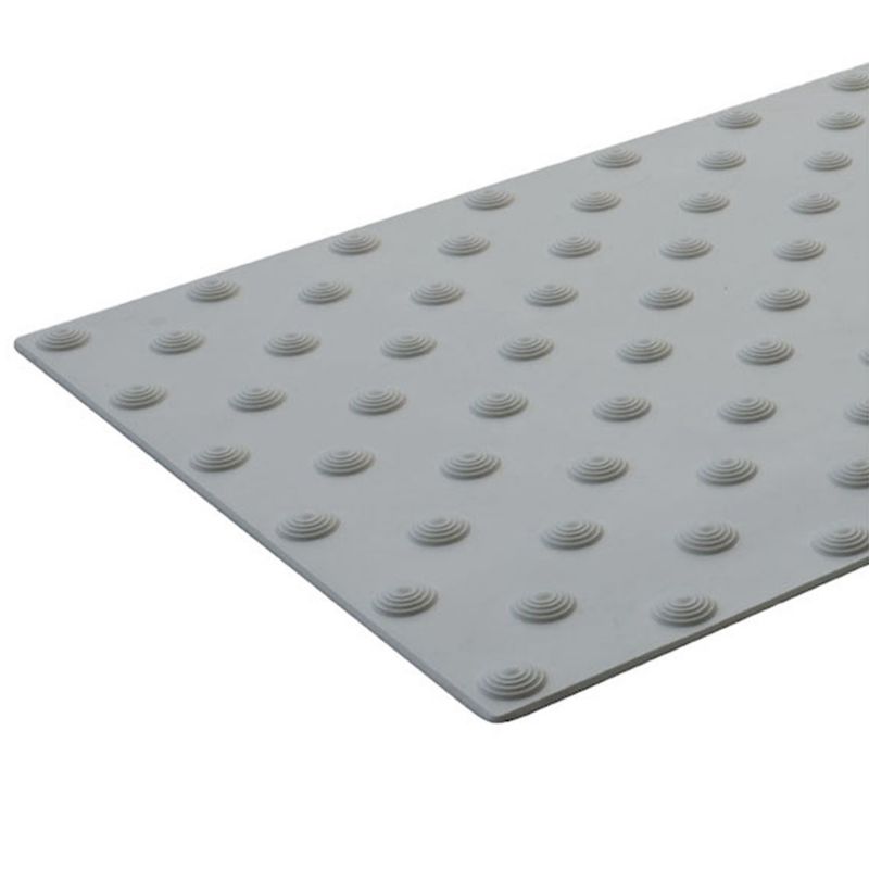 Bande podotactile extérieur à coller en résine 40 x 82 cm gris