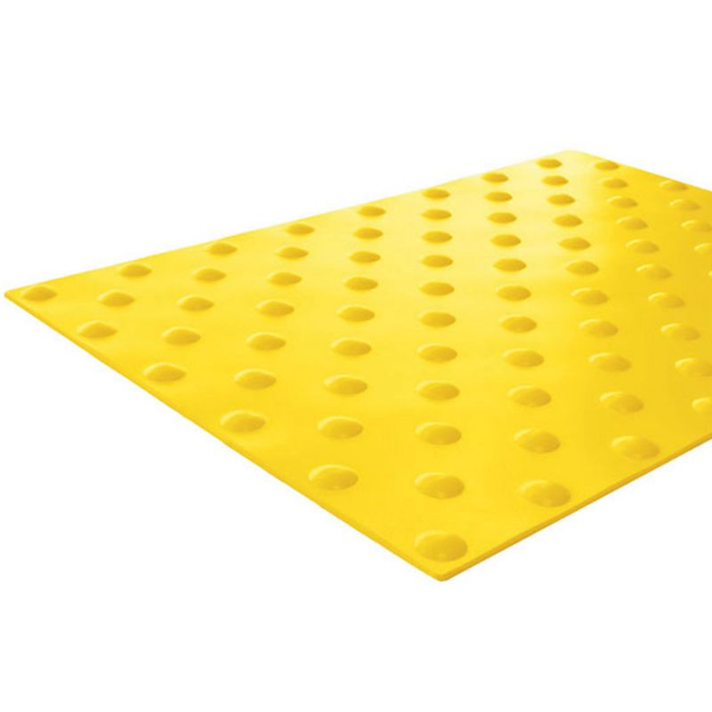 Bande podotactile intérieur adhésive en résine 40 x 140 cm jaune