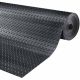 Tapis caoutchouc diamant 3 mm noir rouleau 1000 x 150 cm