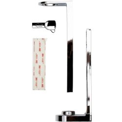 Support pour distributeur à pompe ABS à coller chromé