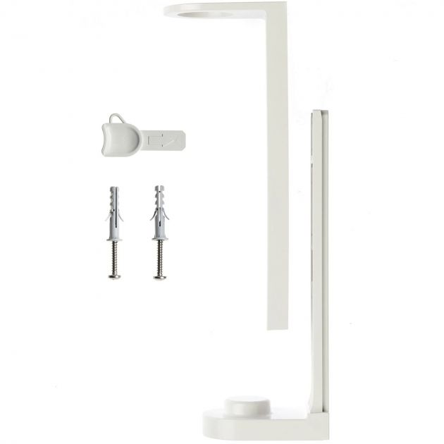 Support pour distributeur à pompe ABS à viser blanc